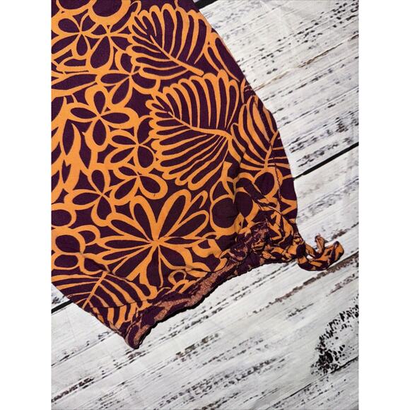 Sundance Catalog Women’s Viscose Tropical Print Pants Size S Small Drawstring - Picture 6 of 6